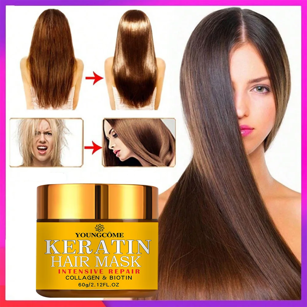 Crema Alisadora de Queratina – Tratamiento Profesional para Cabello Dañado