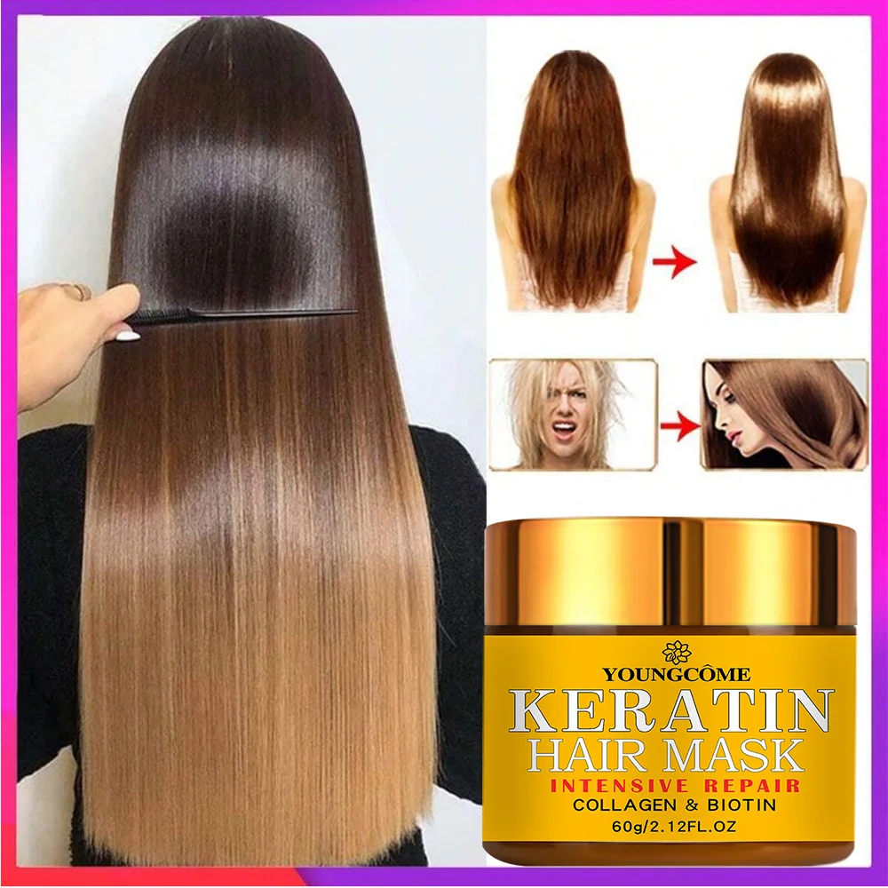 Crema Alisadora de Queratina – Tratamiento Profesional para Cabello Dañado