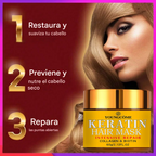 Crema Alisadora de Queratina – Tratamiento Profesional para Cabello Dañado