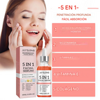 Suero Facial reafirmante 5 en 1, ácido hialurónico