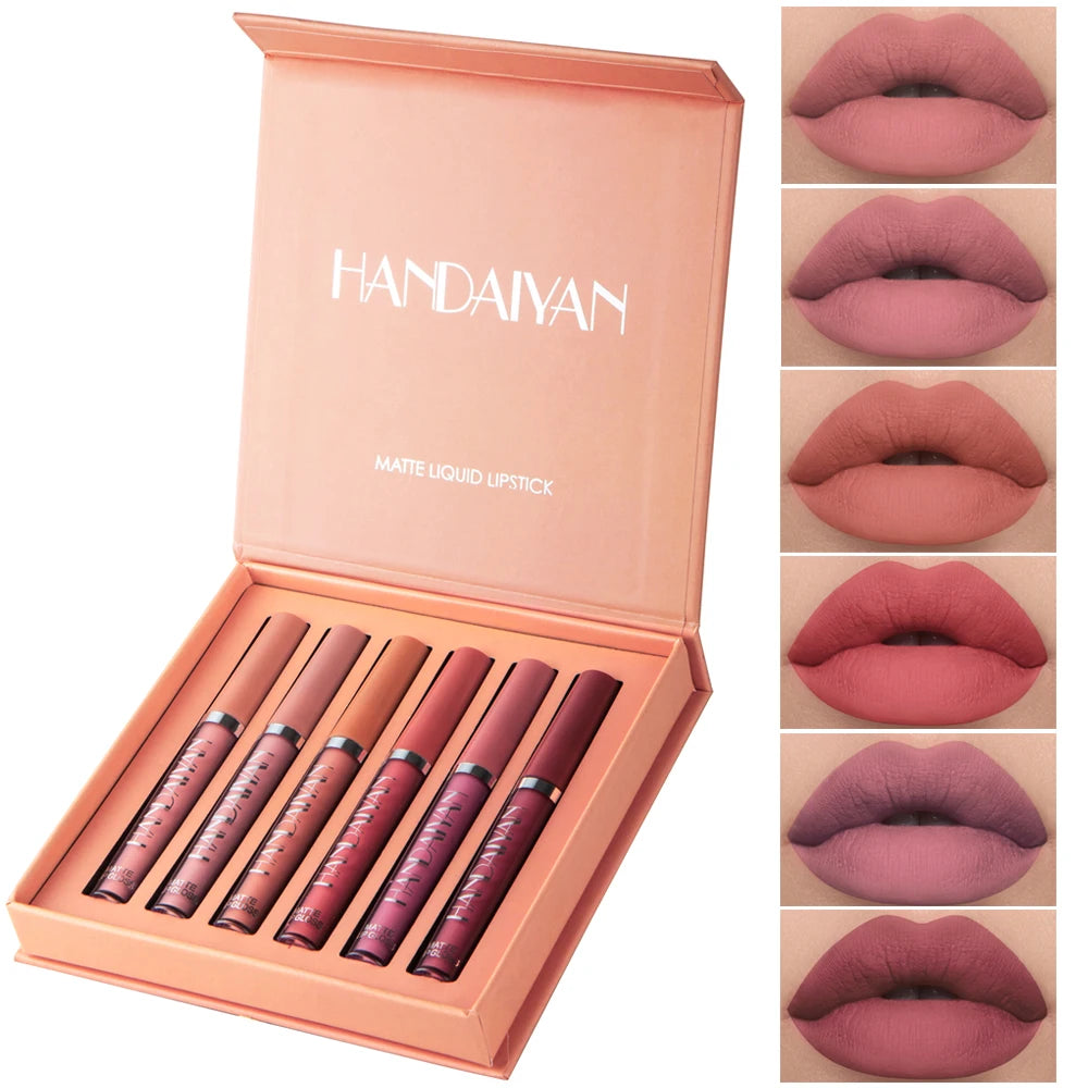 Set de 6 Labiales Líquidos HANDAIYAN
