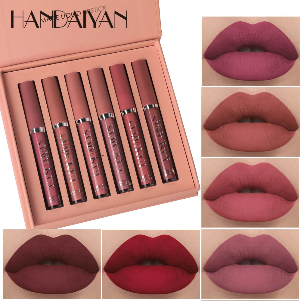 Set de 6 Labiales Líquidos HANDAIYAN