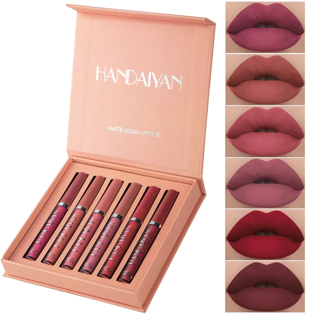 Set de 6 Labiales Líquidos HANDAIYAN