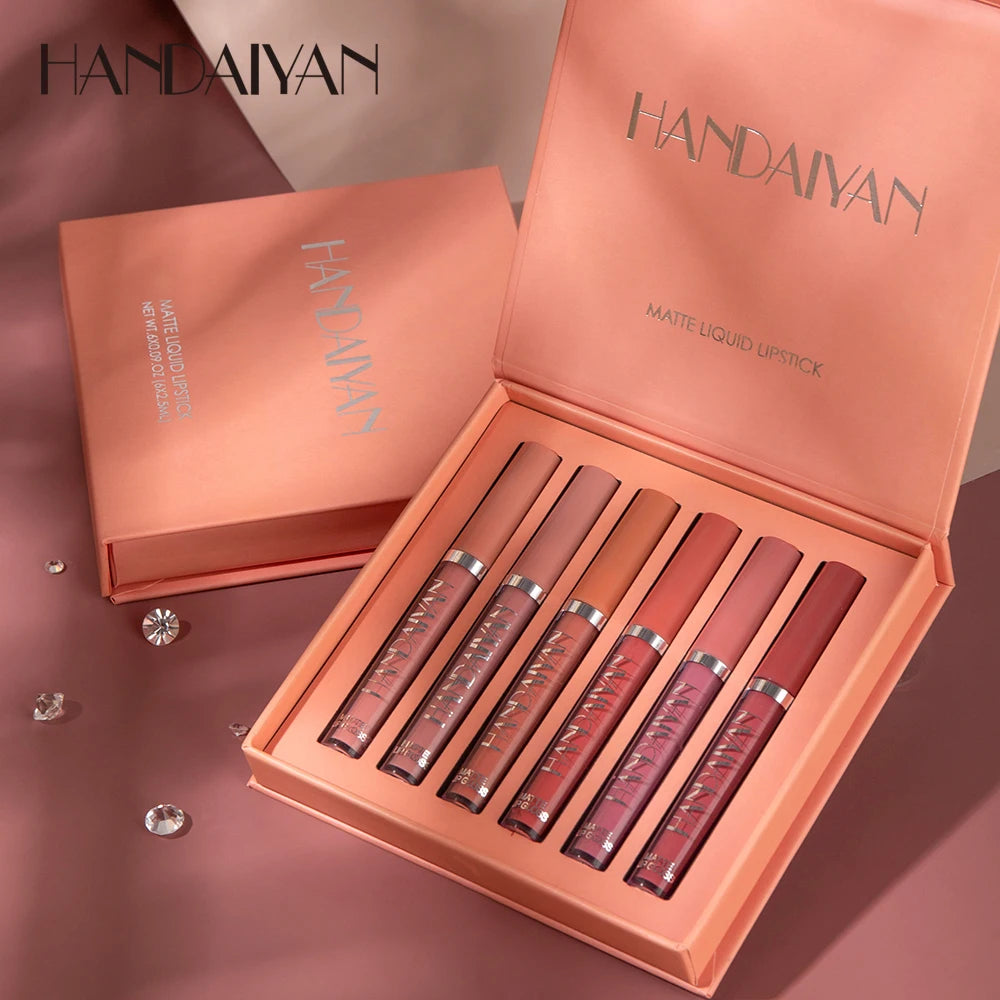 Set de 6 Labiales Líquidos HANDAIYAN