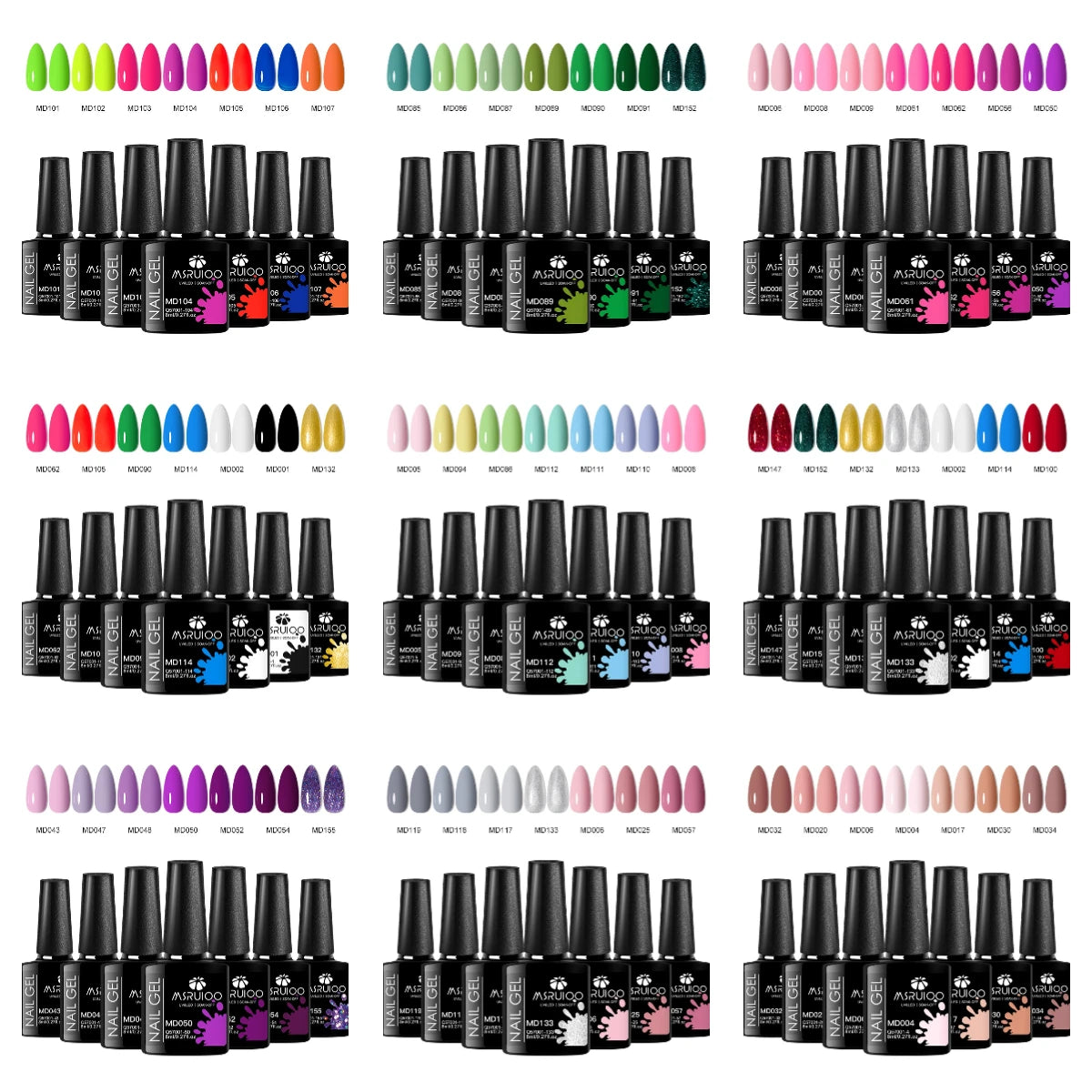 Paquete de 7 piezas de Gelish Profesional